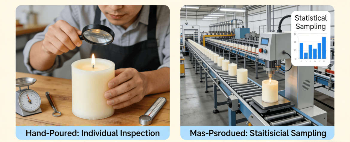 Hand-Poured vs Mass-Produced Scented Candles