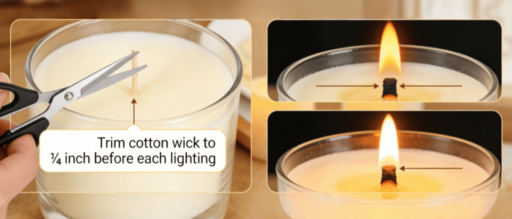 How to use scented candles correctly