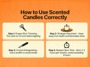 How to use scented candles correctly