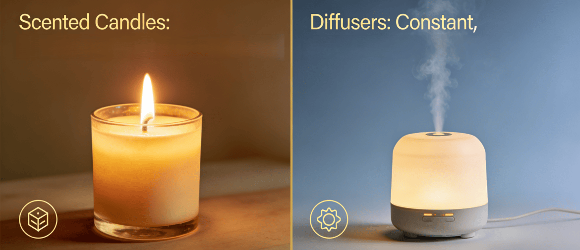 Scented Candles vs Diffusers
