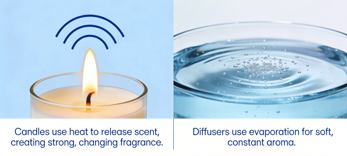 Scented Candles vs Diffusers