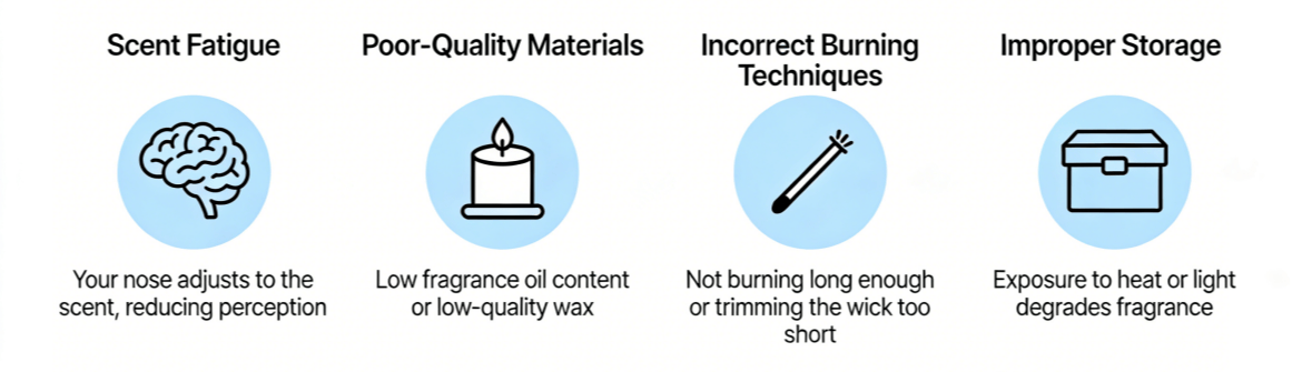 Why Can’t I Smell My Scented Candle