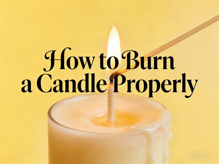 How to Burn a Candle Properly