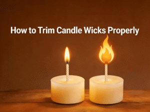 How to Trim Candle Wicks Properly