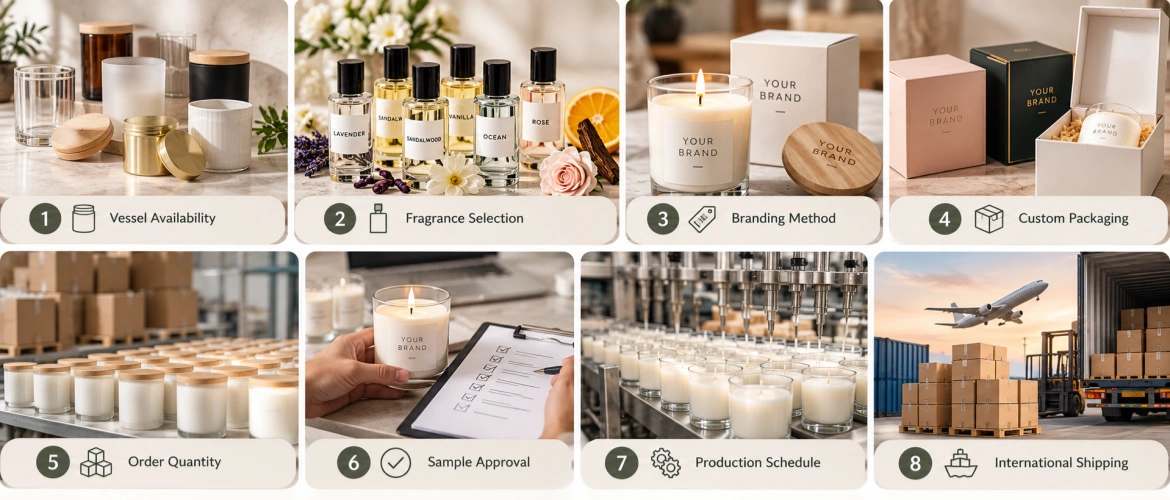 Private label candle production time