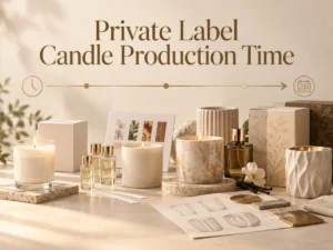 Private label candle production time
