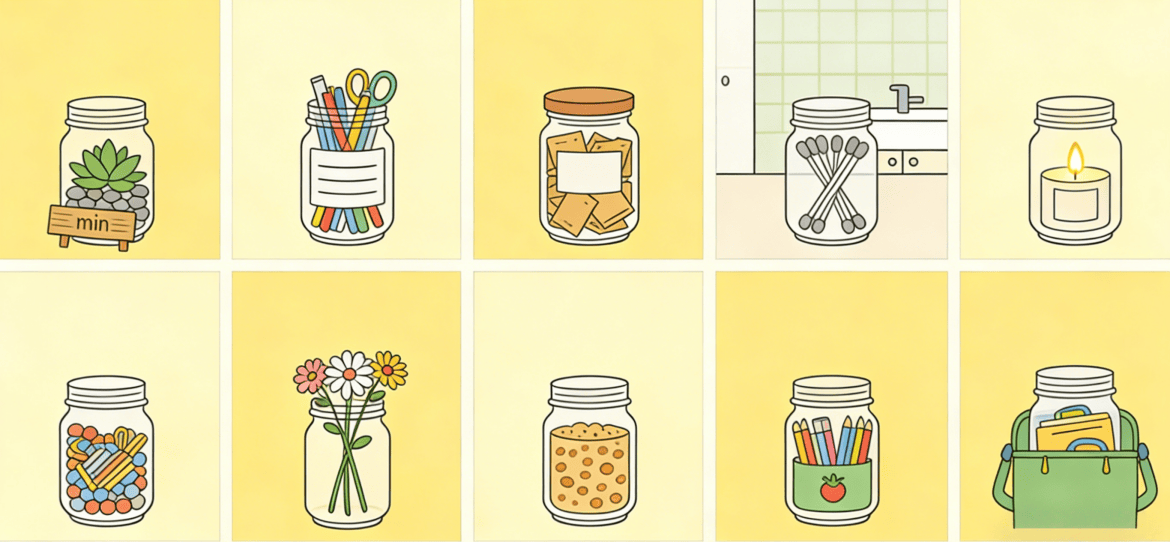 Reuse Empty Candle Jars