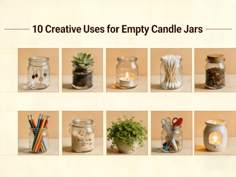 Reuse Empty Candle Jars