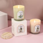 Colored Glass Jar Scented Candles Main image