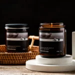 Amber Glass Scented Candles Wholesale Main image