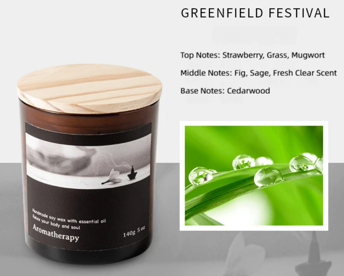 Natural Soy Wax Scented Candles Wholesale Optional fragrance types