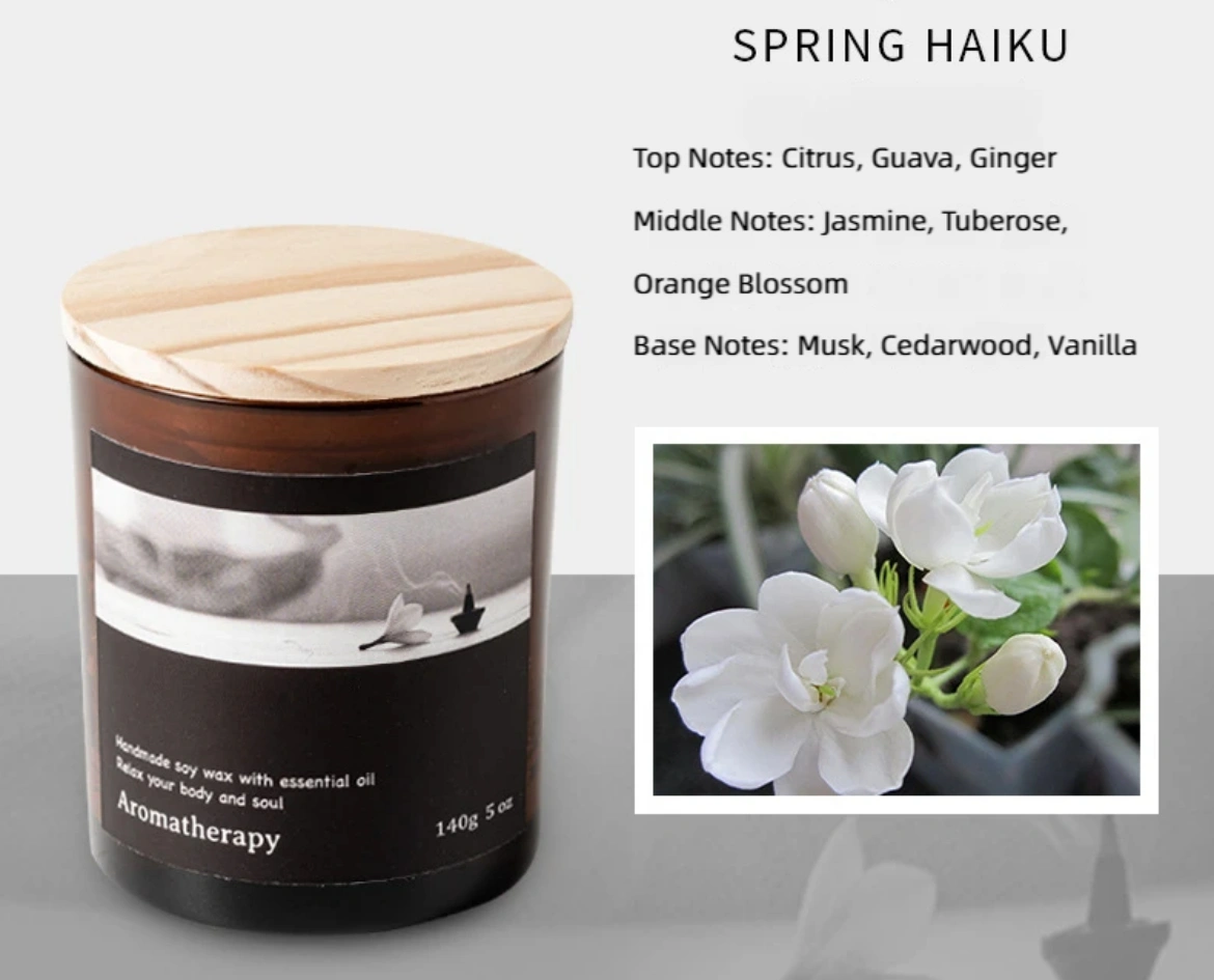 Natural Soy Wax Scented Candles Wholesale Optional fragrance types