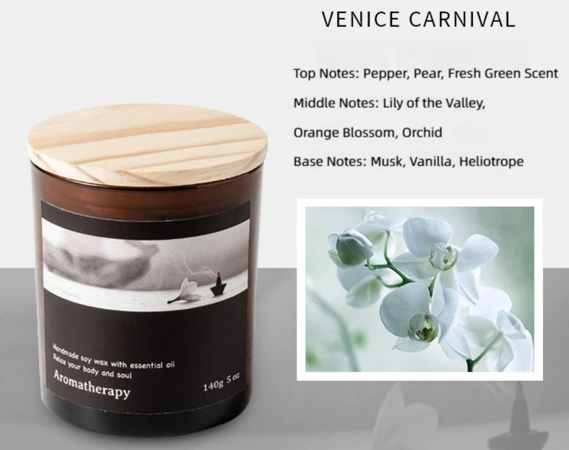Natural Soy Wax Scented Candles Wholesale Optional fragrance types