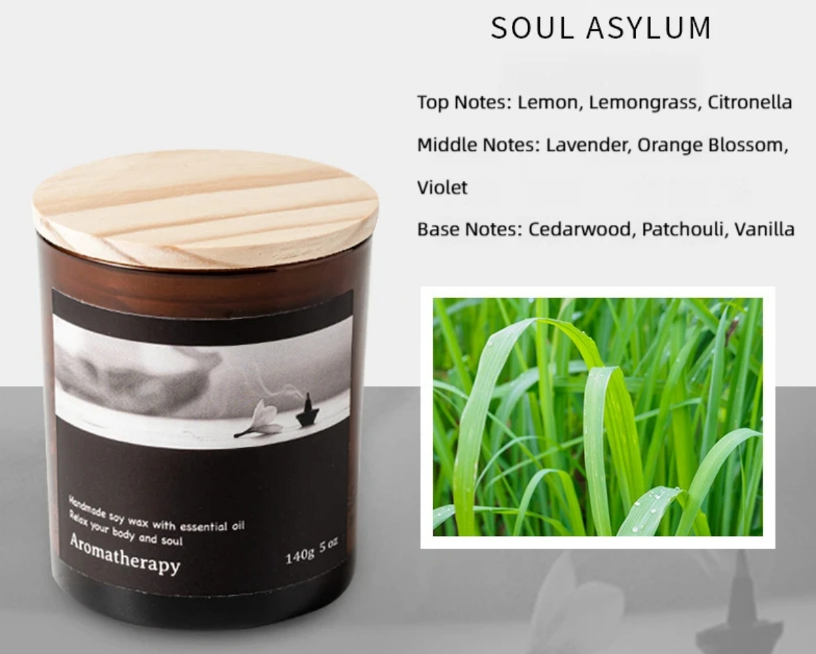 Natural Soy Wax Scented Candles Wholesale Optional fragrance types