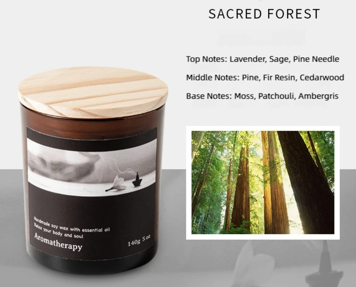 Natural Soy Wax Scented Candles Wholesale Optional fragrance types