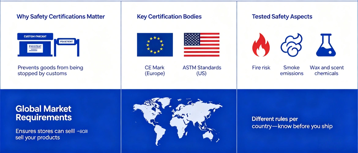 What Certifications Do Scented Candles Need for Export
