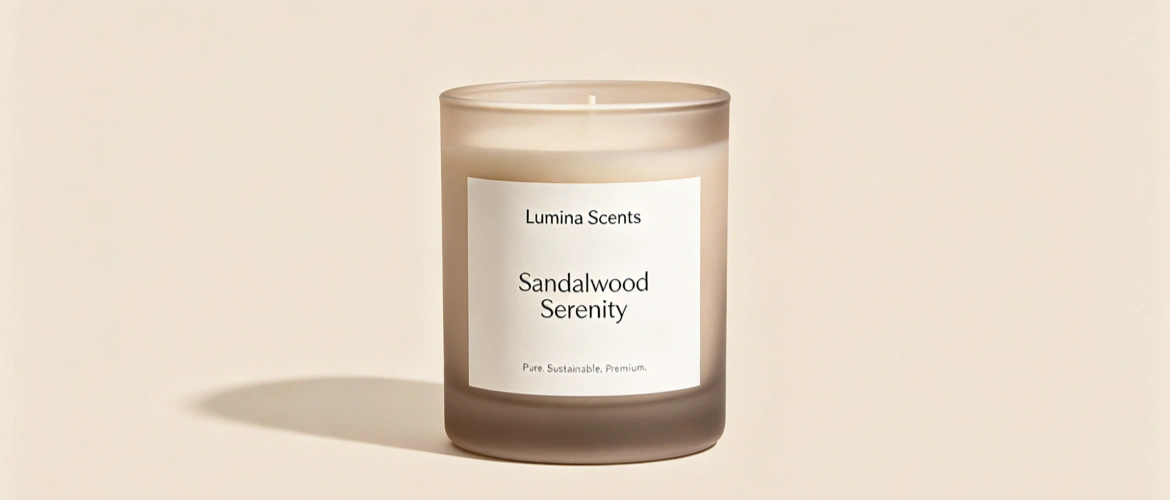 Minimalist Candle Packaging
