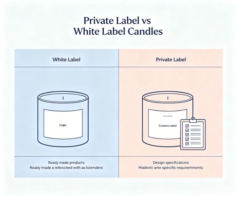 Private Label vs White Label Candles