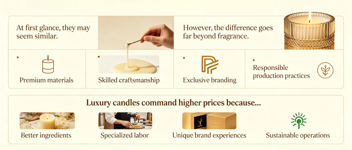 Why Luxury Candles Carry a Premium Price