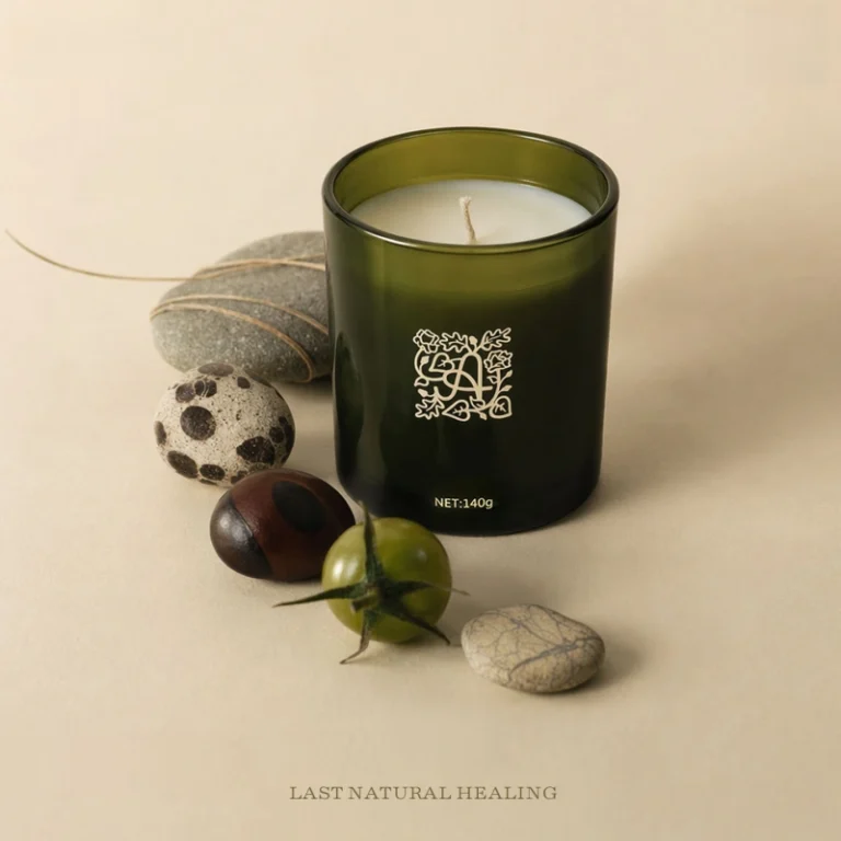 Gold Foil Glass Jar Candles