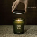 Gold Foil Glass Jar Candles