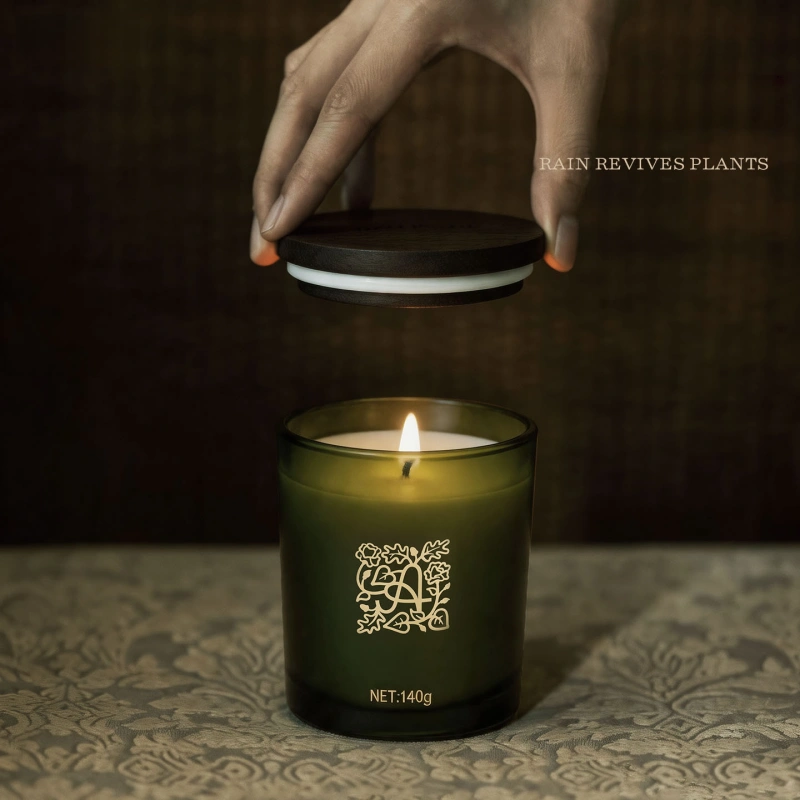 Gold Foil Glass Jar Candles
