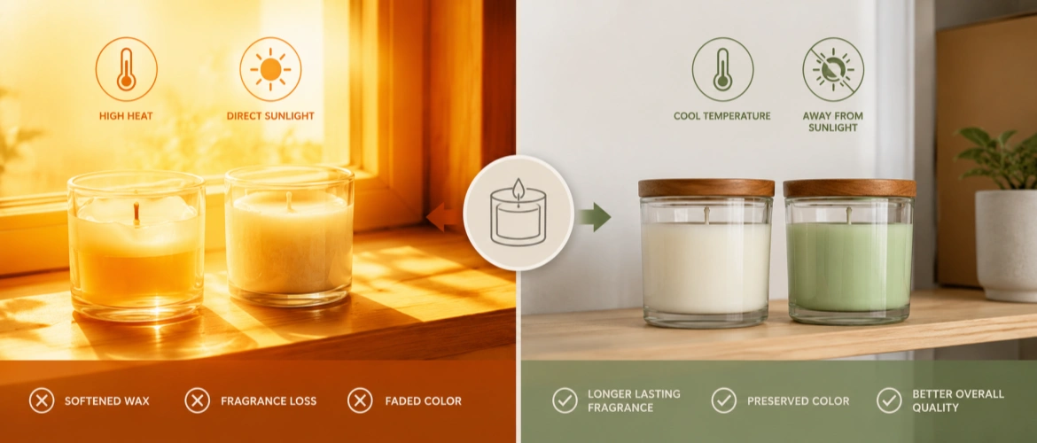 How to Store Scented Candles Properly