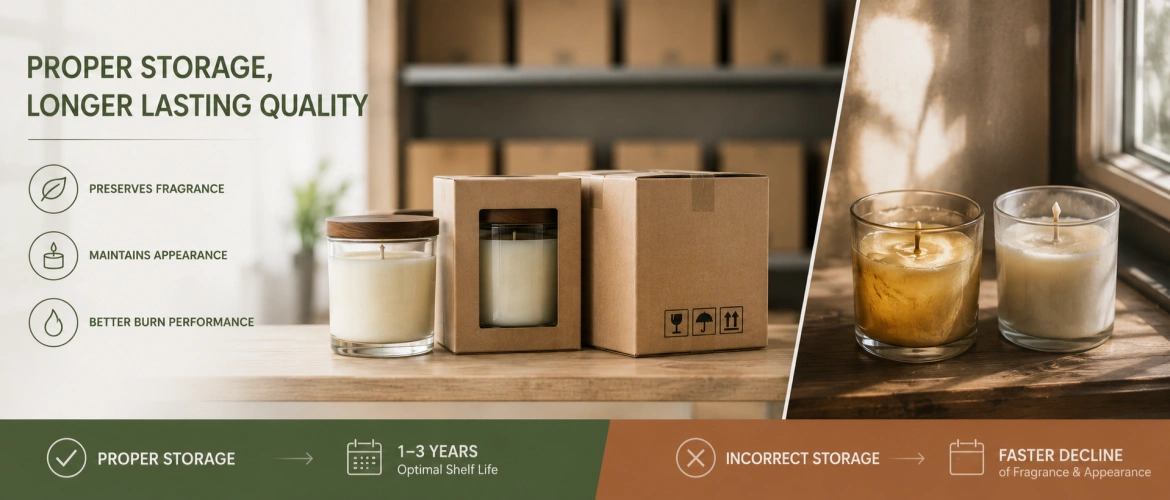How to Store Scented Candles Properly
