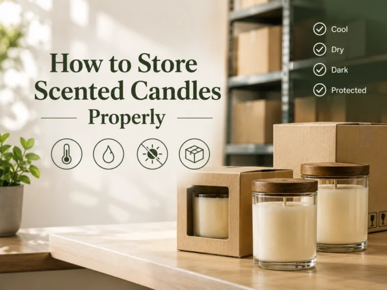 How to Store Scented Candles Properly