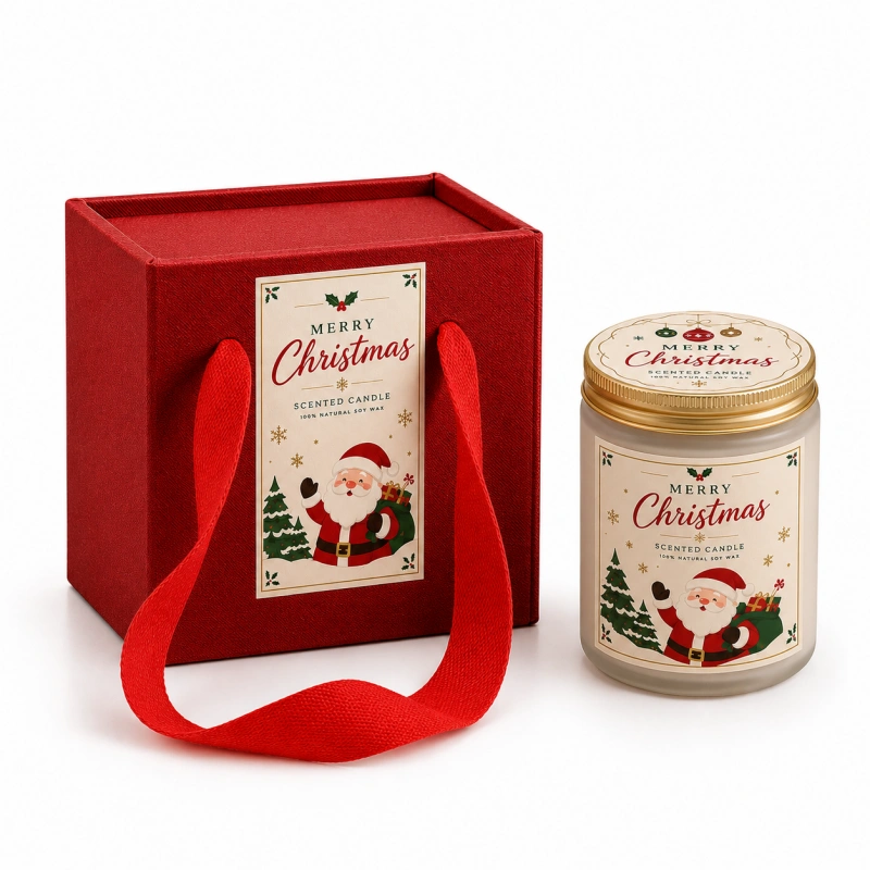 Custom Christmas candles