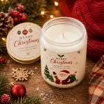 Custom Christmas candles