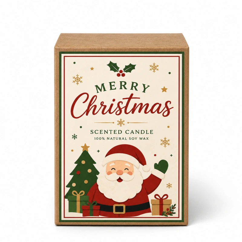 Custom Christmas candles